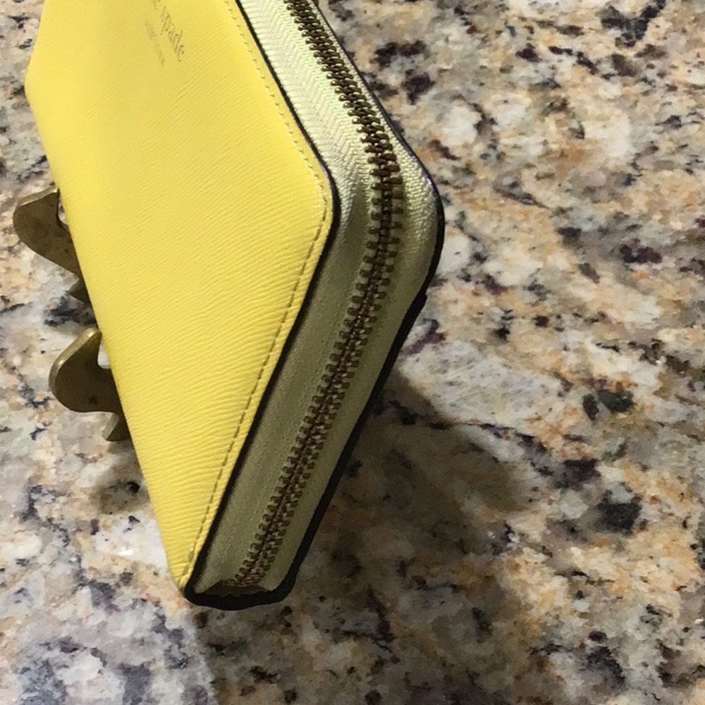 Kate Spade Yellow Long Wallet - Picture 4 of 5